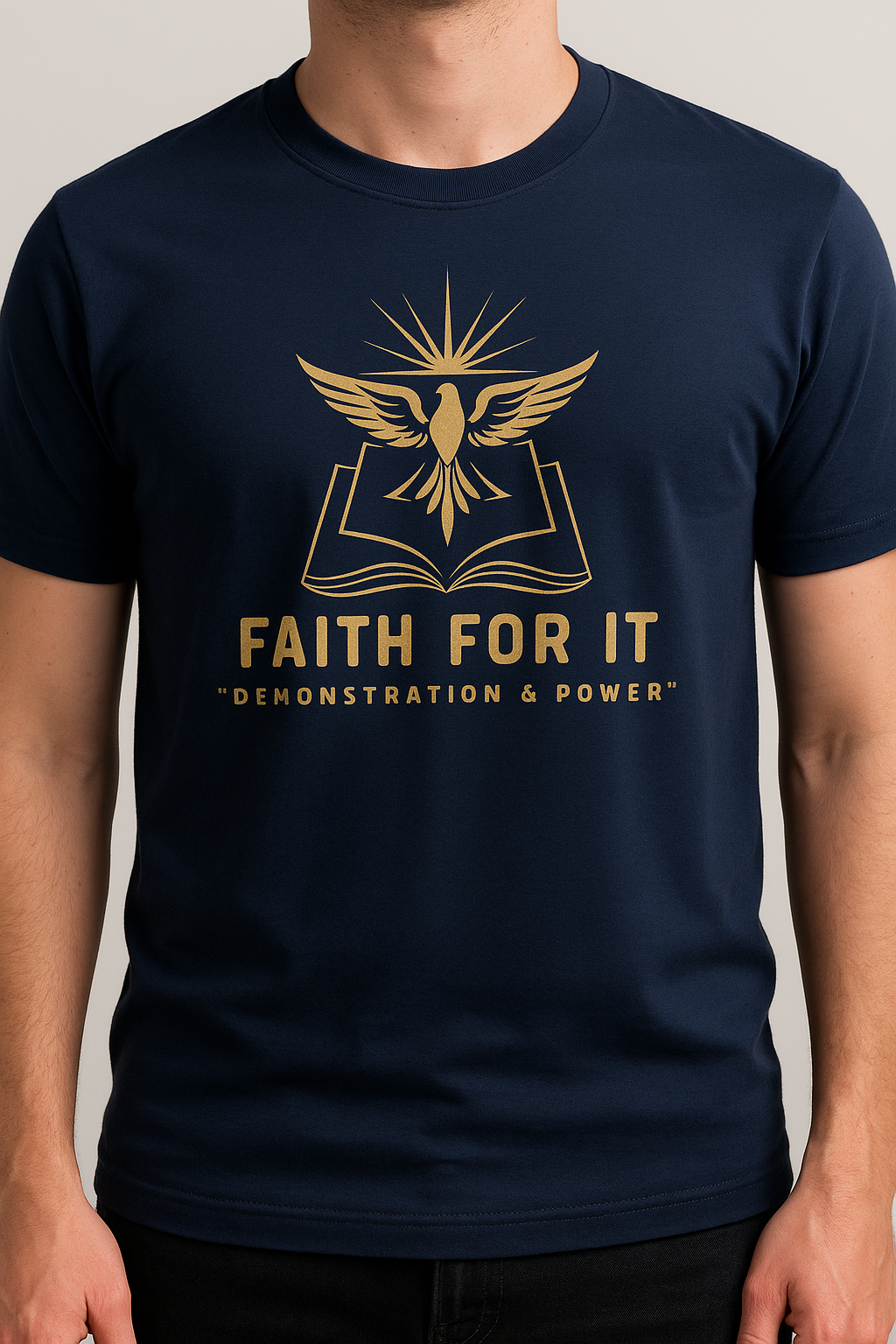 Navy short sleeve crewneck shirts